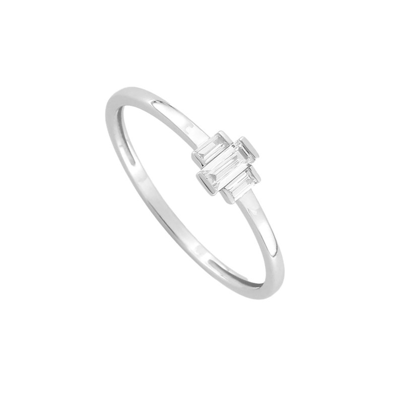 Bague Femme - Oxyde de zirconium - Or 18 Carats