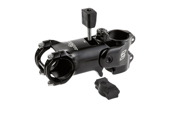 eeSILK Vorbau gefedert  schwarz  80mm