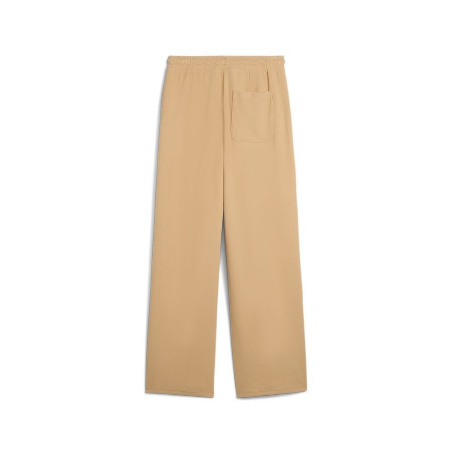 HER Comfort High-Waist Straight Pants Warm Beige