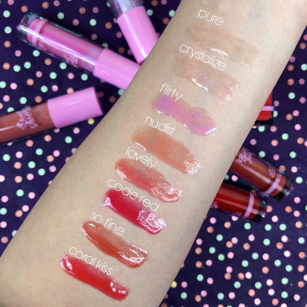 Rude Cosmetics Berry Juicy Lip Gloss coral red