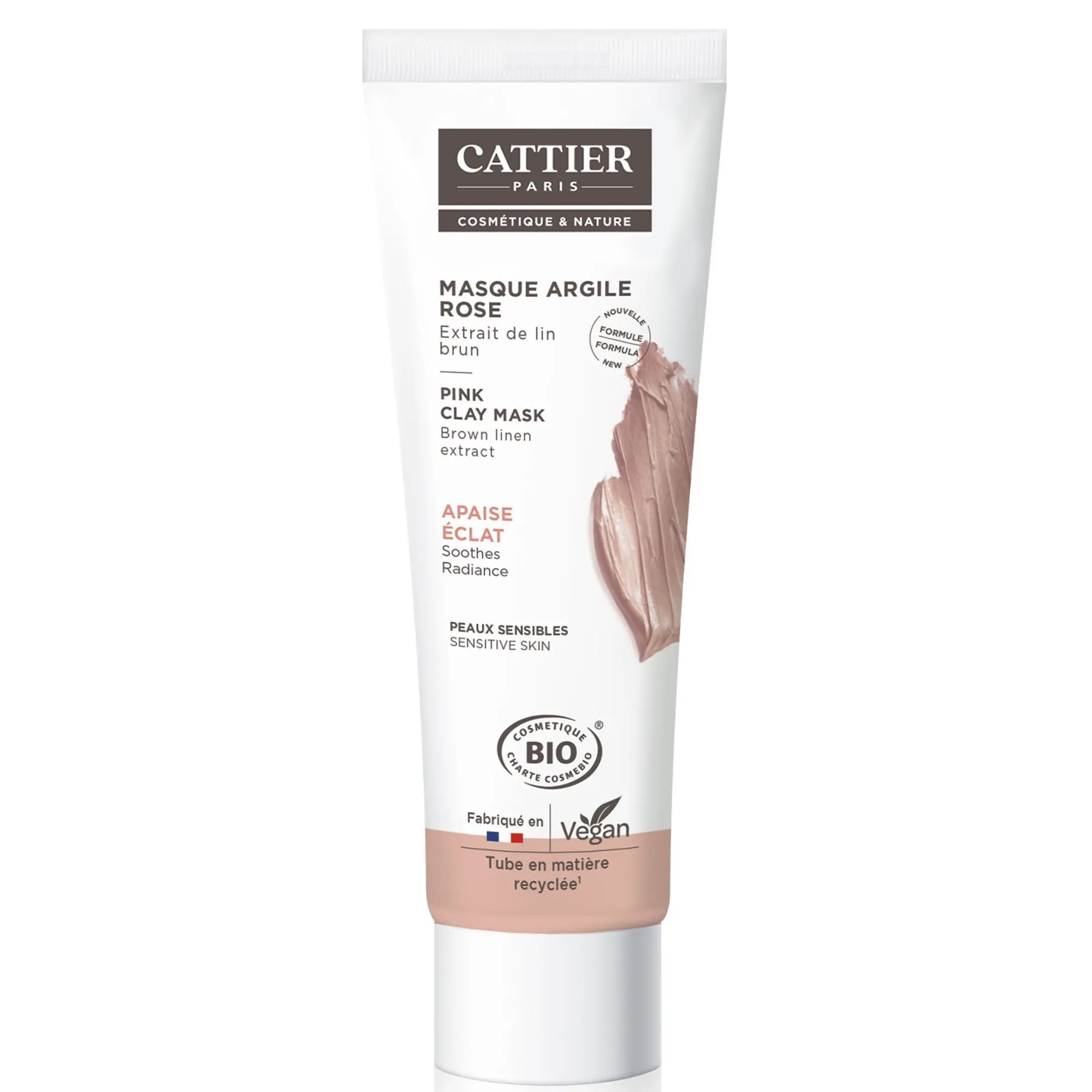 Cattier - Masque Argile Rose Masque- Soin visage