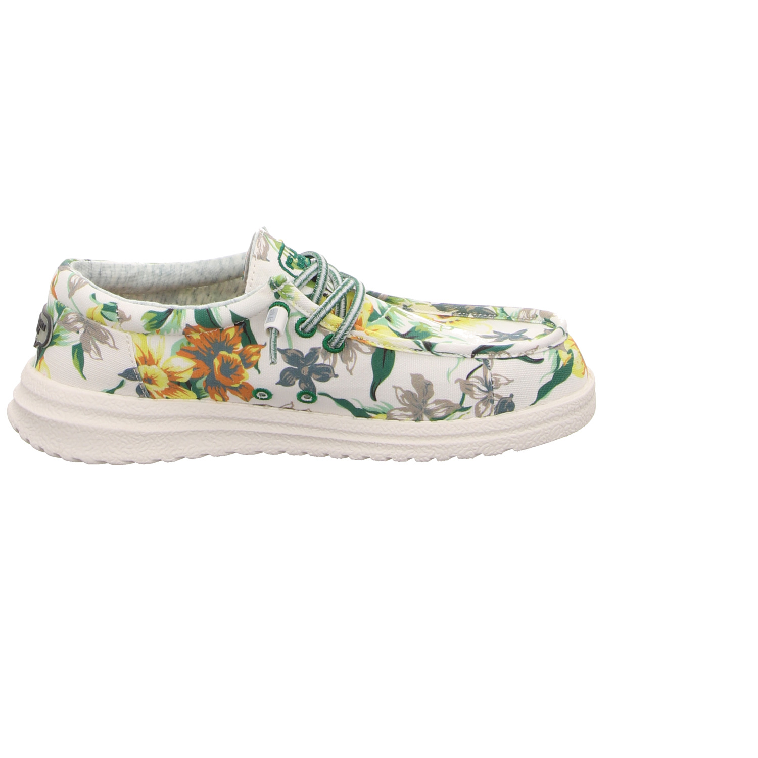 Fusion Slipper bunt weiss/weiss kombi