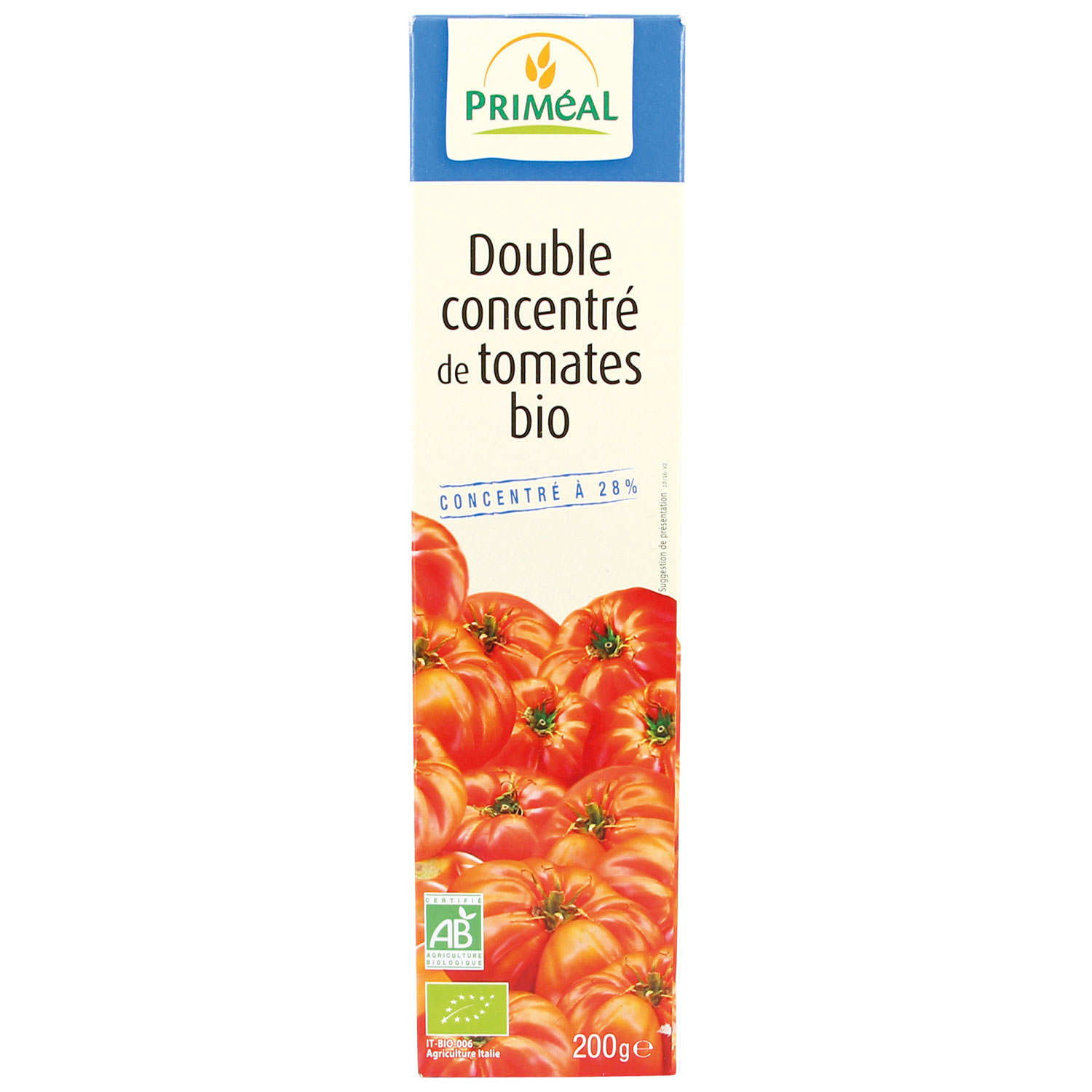 Double concentré de tomates bio