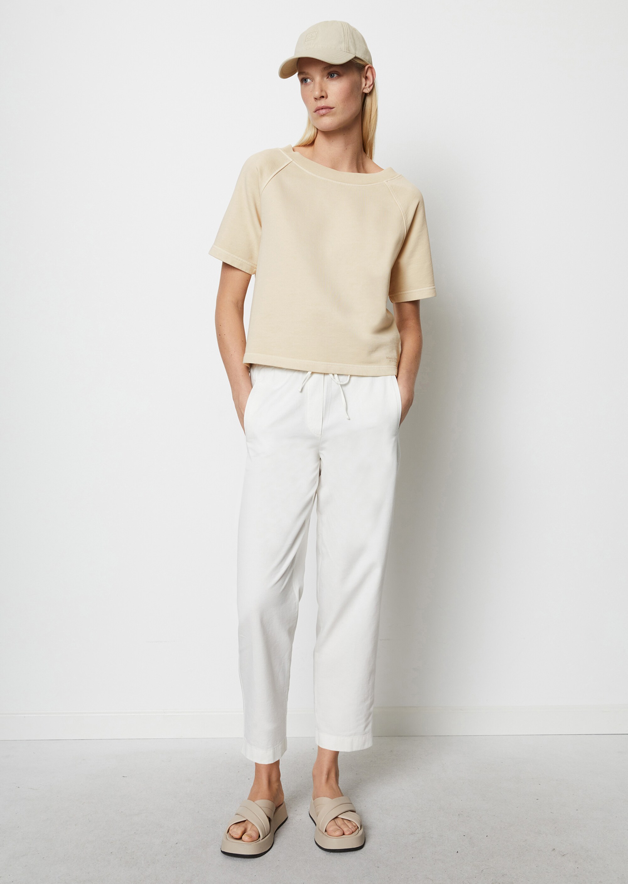 Kurzarm-Sweatshirt aus Organic Cotton