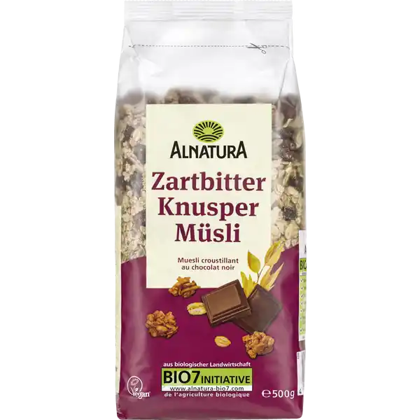 Bio Zartbitter Knusper Müsli