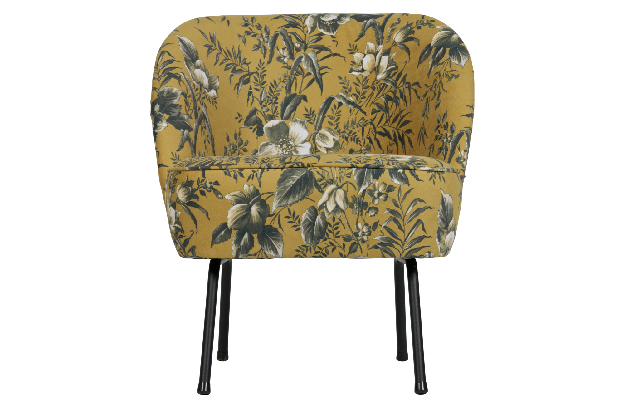 Fauteuil Vogue Fluweel - Poppy Mosterd