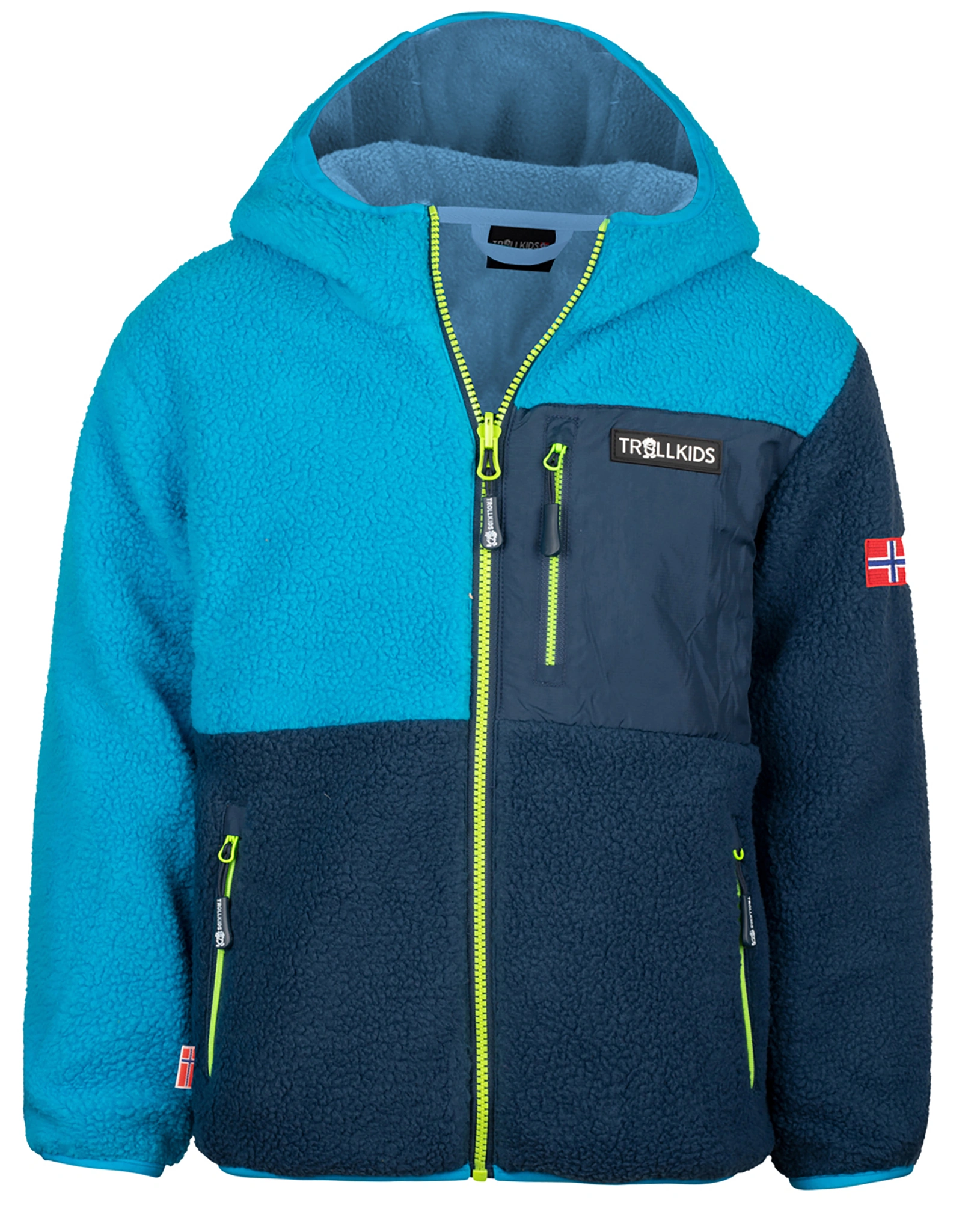 Fleece-JaKids AURLANDSFJORD in blue/night sky