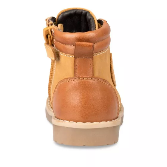 Bottines JAUNE FREEMOUSS BOY CUIR