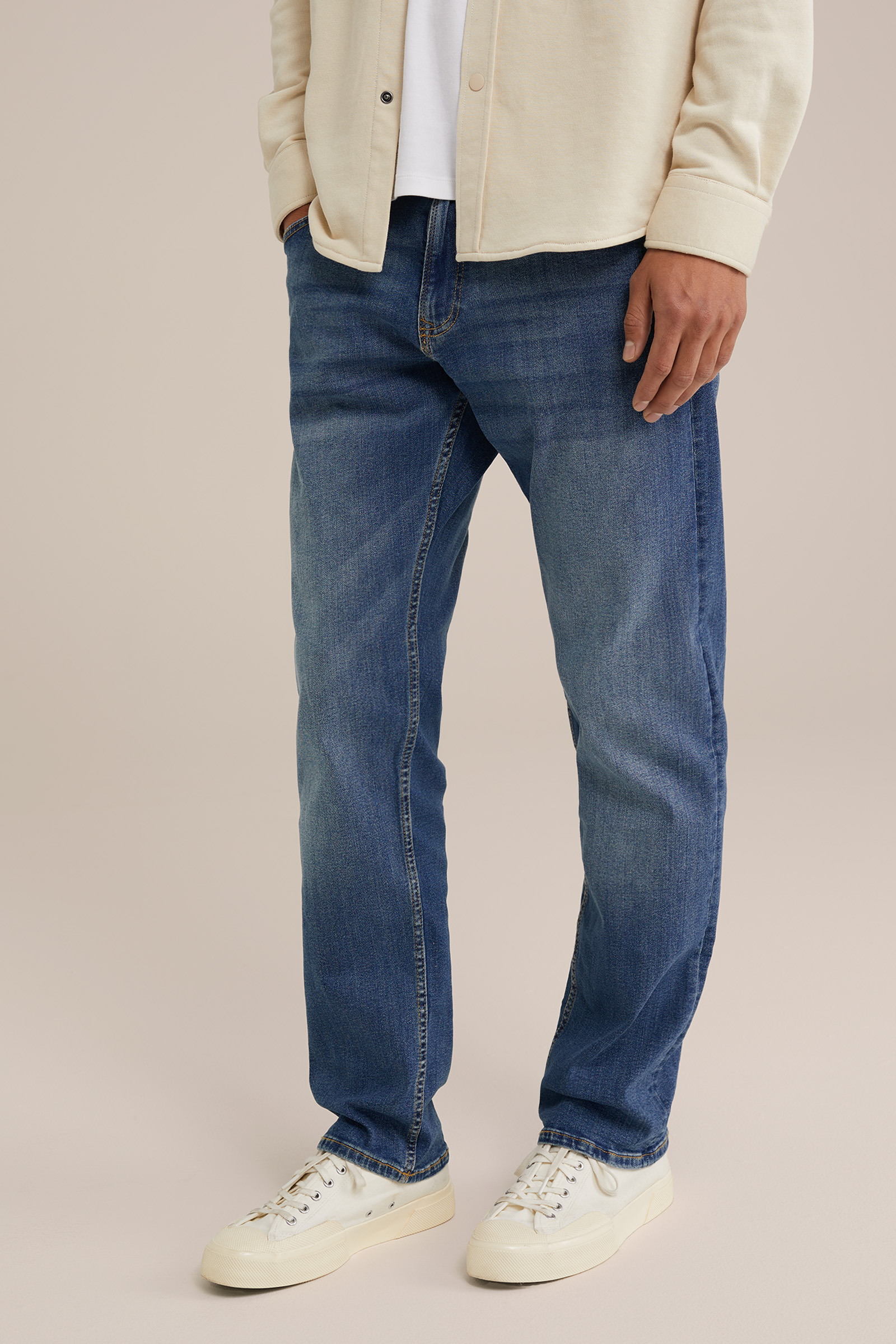 regular fit jeans met medium stretch Blue Ridge Blauw