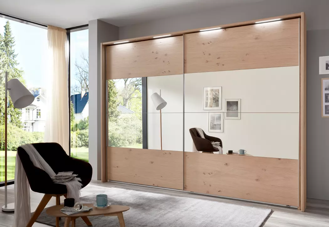 Schwebetürenschrank Malaga 300 x 230 cm