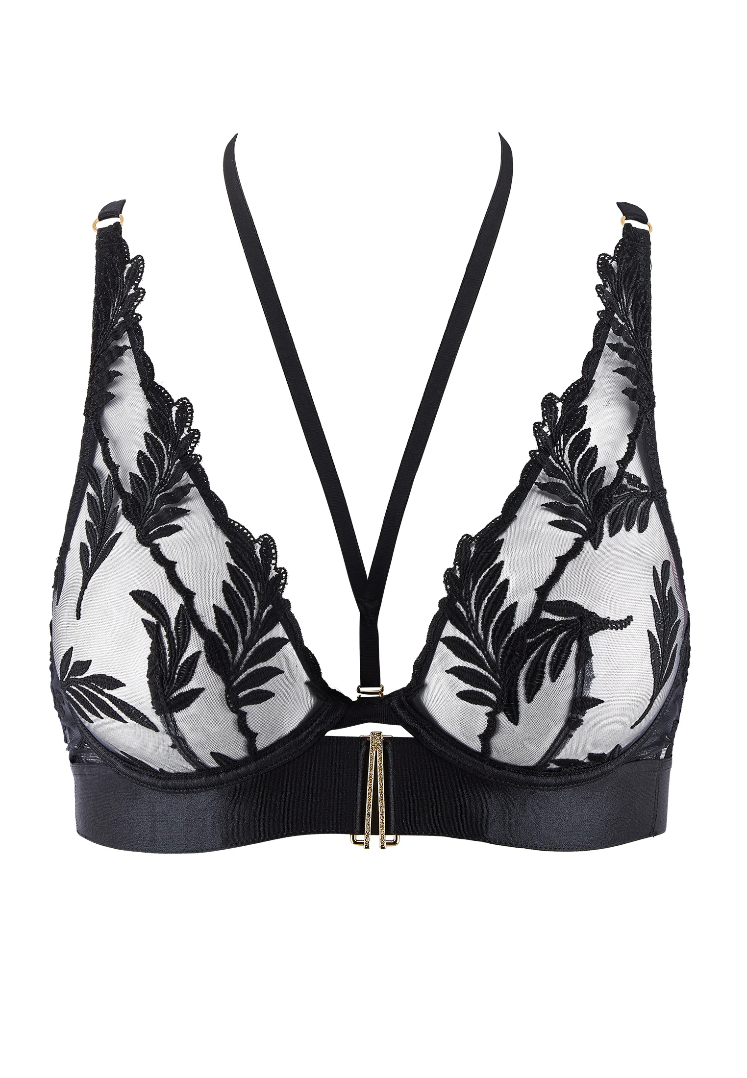 QUEEN OF SHADOW - Soutien-gorge triangle avec armatures | Noir
