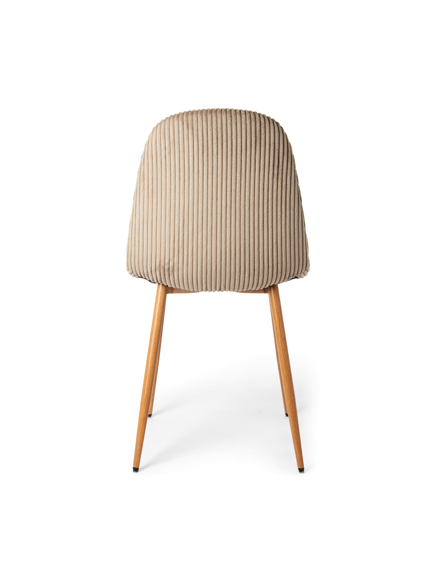 Fløjlsstol | 44,5 x 40,5 x 89 cm. | Light Brown