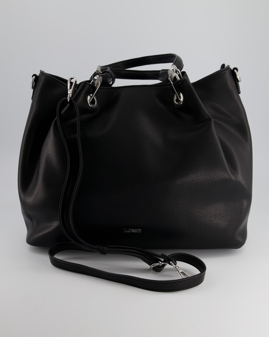 L.Credi Ebony Handtasche in Schwarz