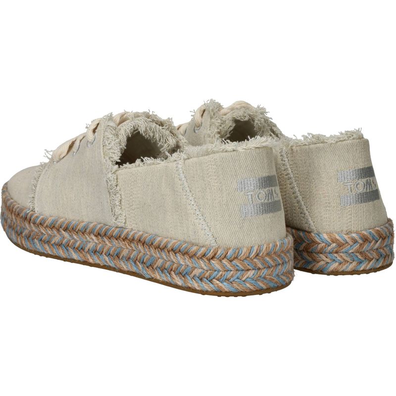 Toms Carolina Lace Up Instappers Beige Dames
