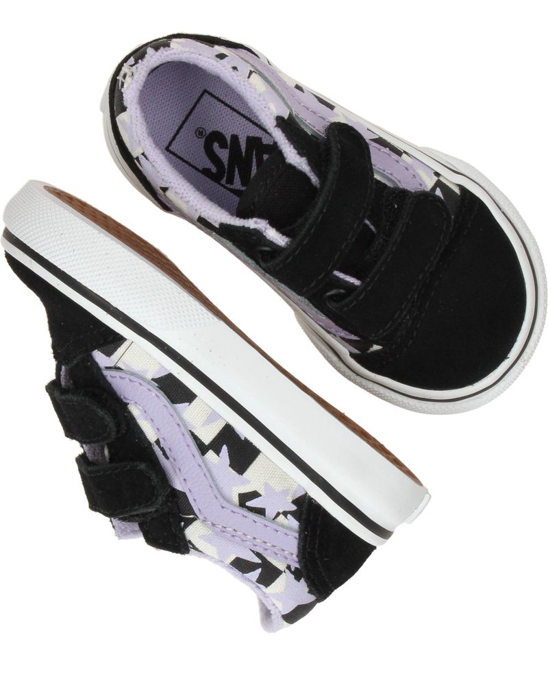 Vans Old Skool V Sneakers Zwart Meisjes