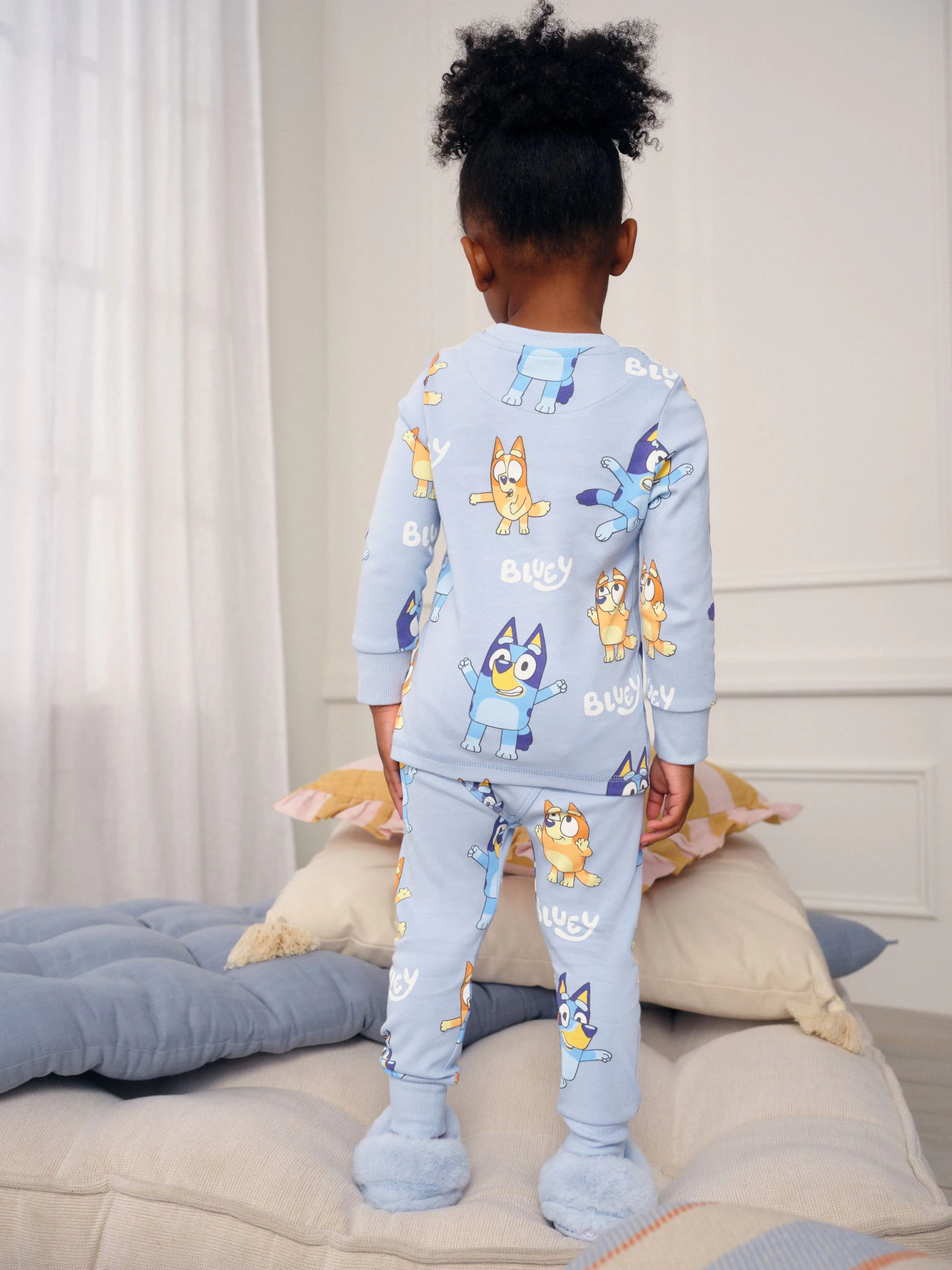 Blauw - Bluey behaaglijke pyjama (12mnd-8jr)