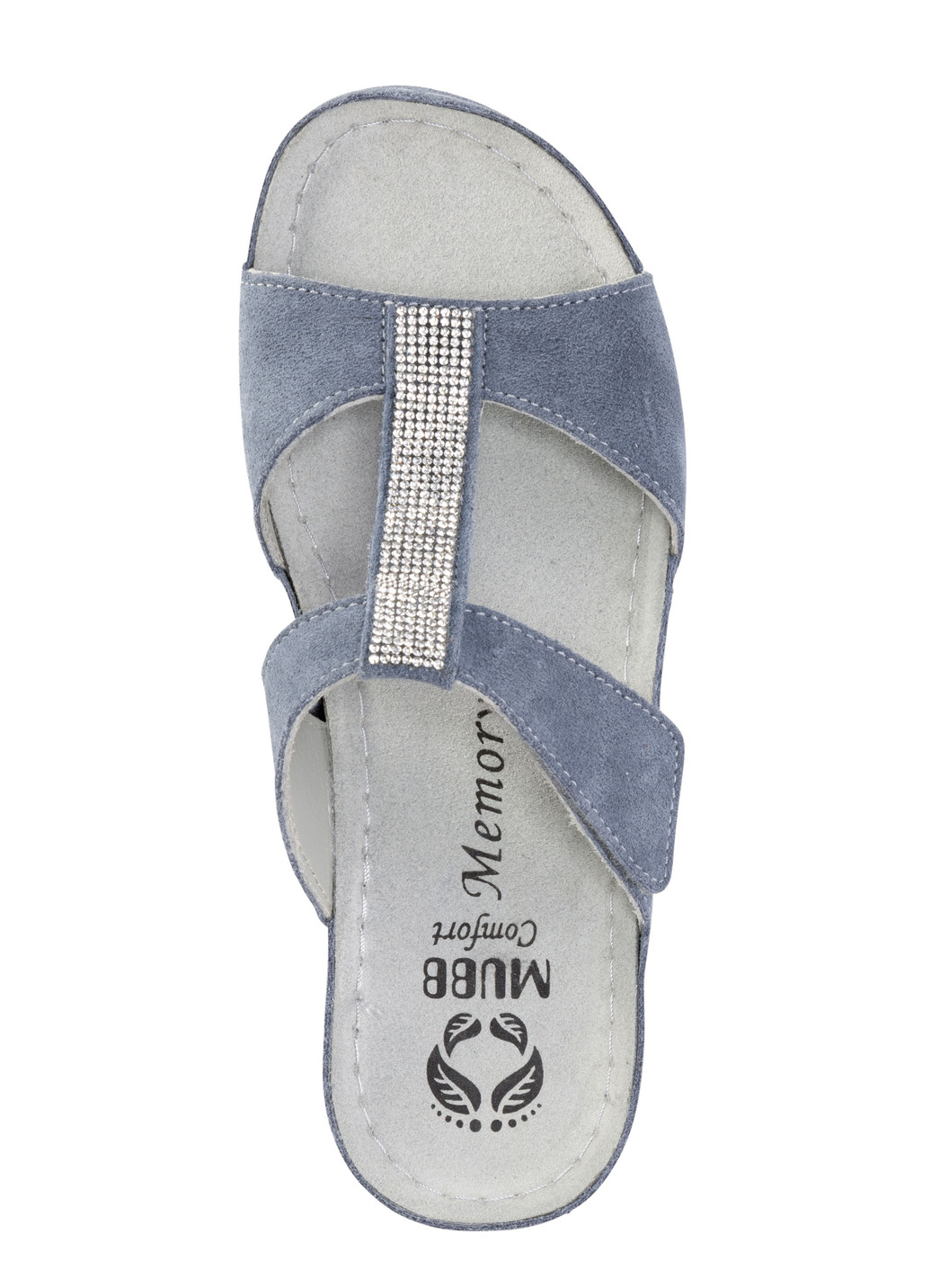 Mubb Pantolette mit funkelnden Glitzersteinchen