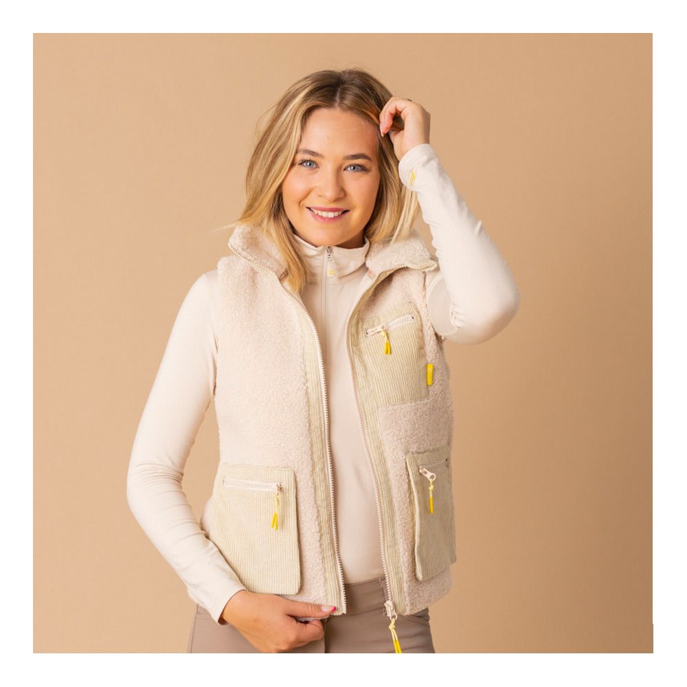 Gem UNGA - Veste équitation Femme beige