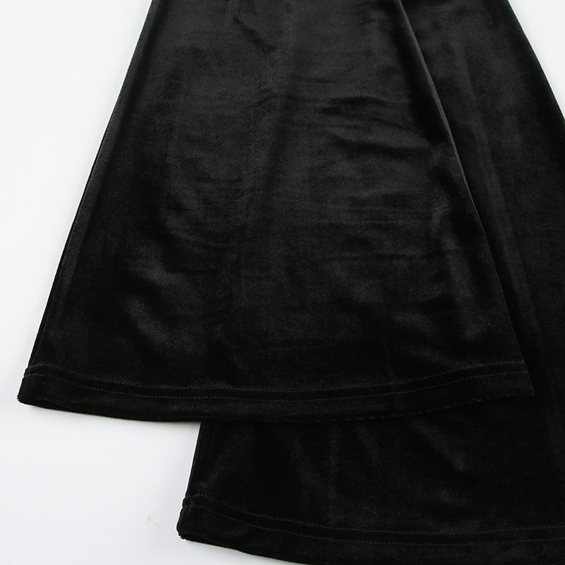 Cincine - Strapless effen uitlopende jumpsuit