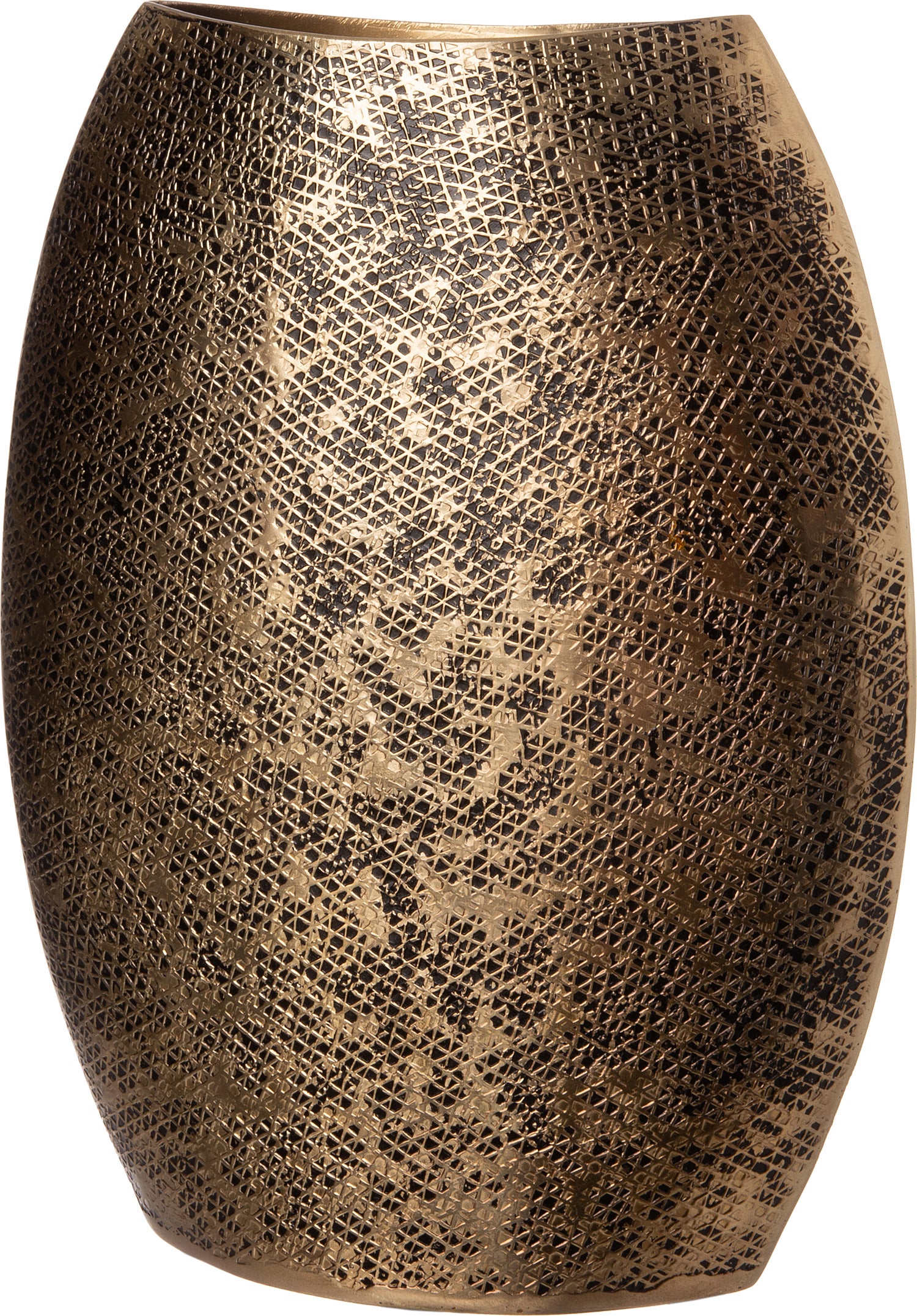 Intratuin vaas Iva goud 21,5 x 8 x 28 cm