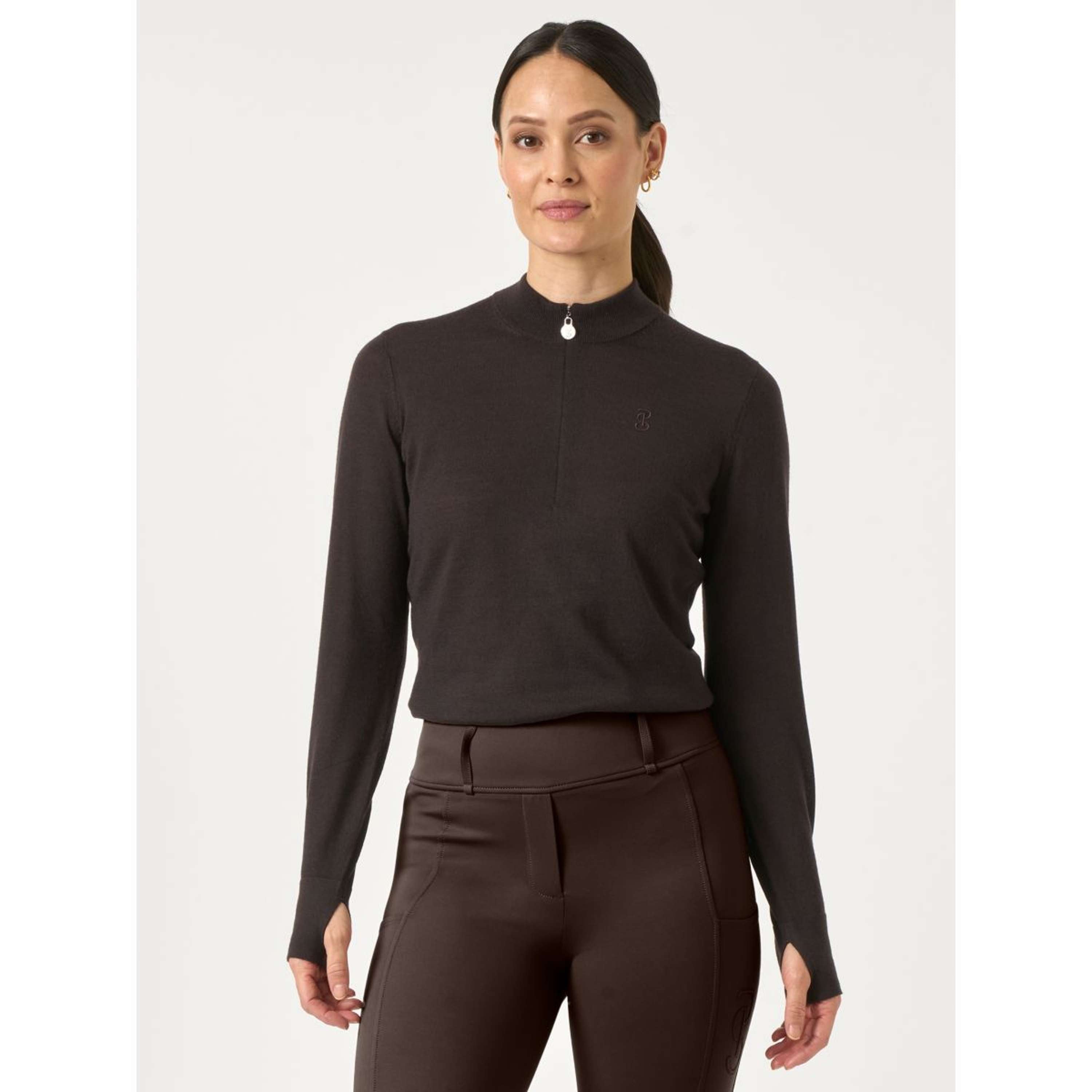 PS of Sweden Shirt Erin Equimerino Java Noir