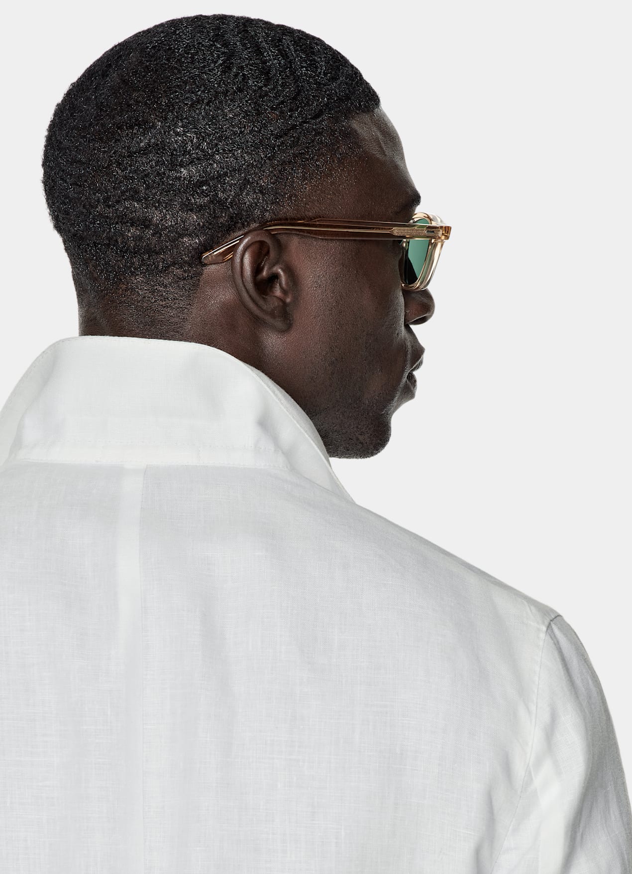 Veste chemise coupe Relaxed blanche