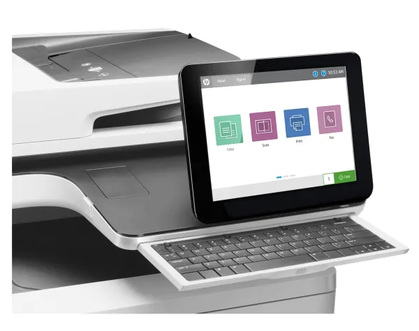 HP LaserJet Enterprise Flow MFP M578c - Multifunktionsprinter - farve - laser - Legal (216 x 356 mm) (original) - A4/Legal (medie) - op til 38 spm (kopiering) - op til 38 spm (udskriver) - 650 ark - 33.6 Kbps - USB 2.0, Gigabit LAN, USB 2.0 vært
