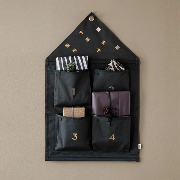 Ferm Living - House Adventskalender, schmal / sand