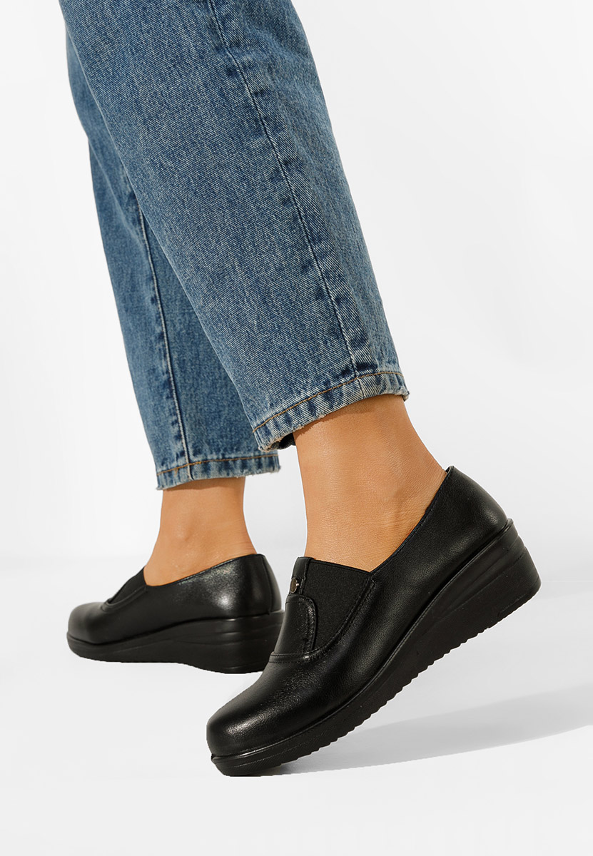 Chaussures casual à plateforme noirs Liniara