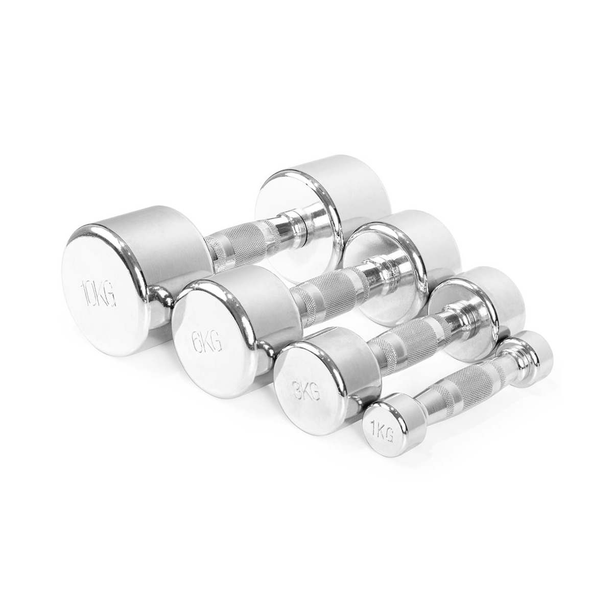Gymstick Pro Chrome Dumbbell - Single 4 kg
