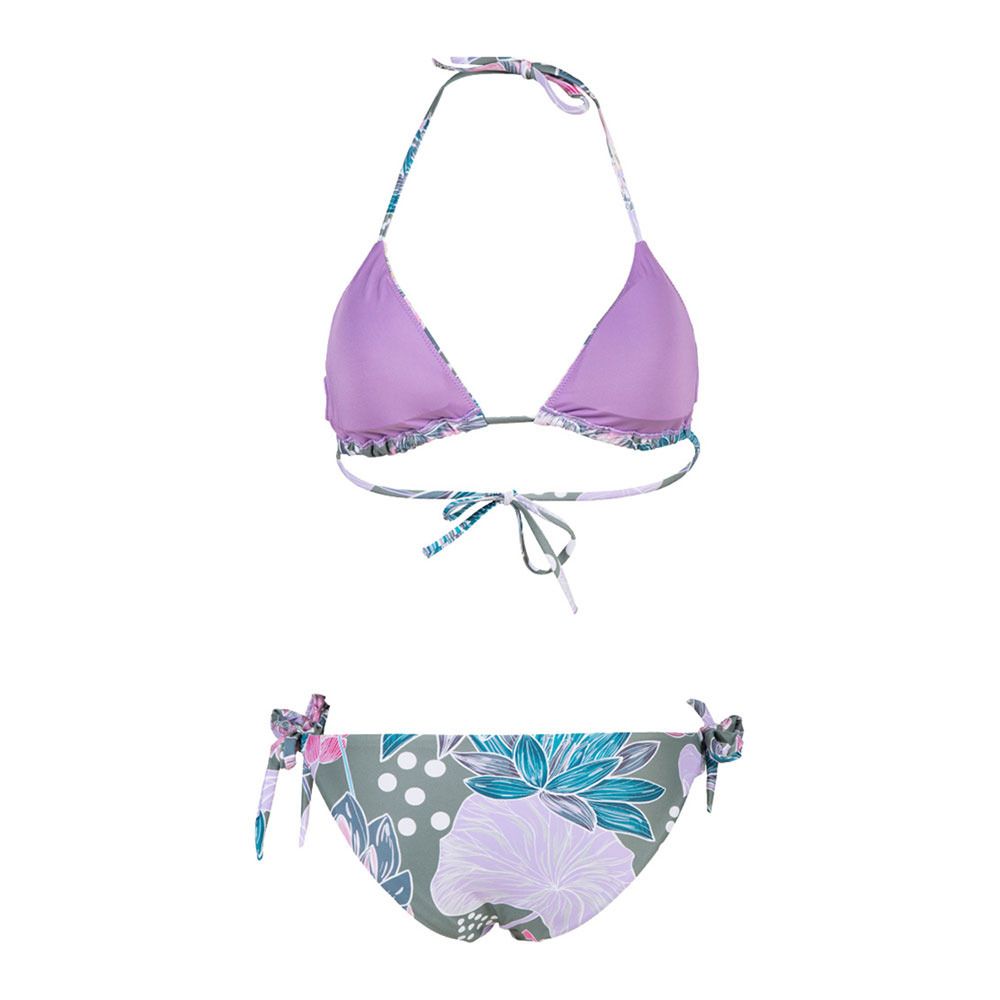 Arena TRIANGLE ALLOVER - Maillot de bain 2 pièces Femme jade multi