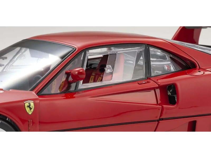 Kyosho Ferrari F40 Competizione 1989 Rot, 1:12 Detailgetreues Modellauto für Sammler im Massstab 1:12