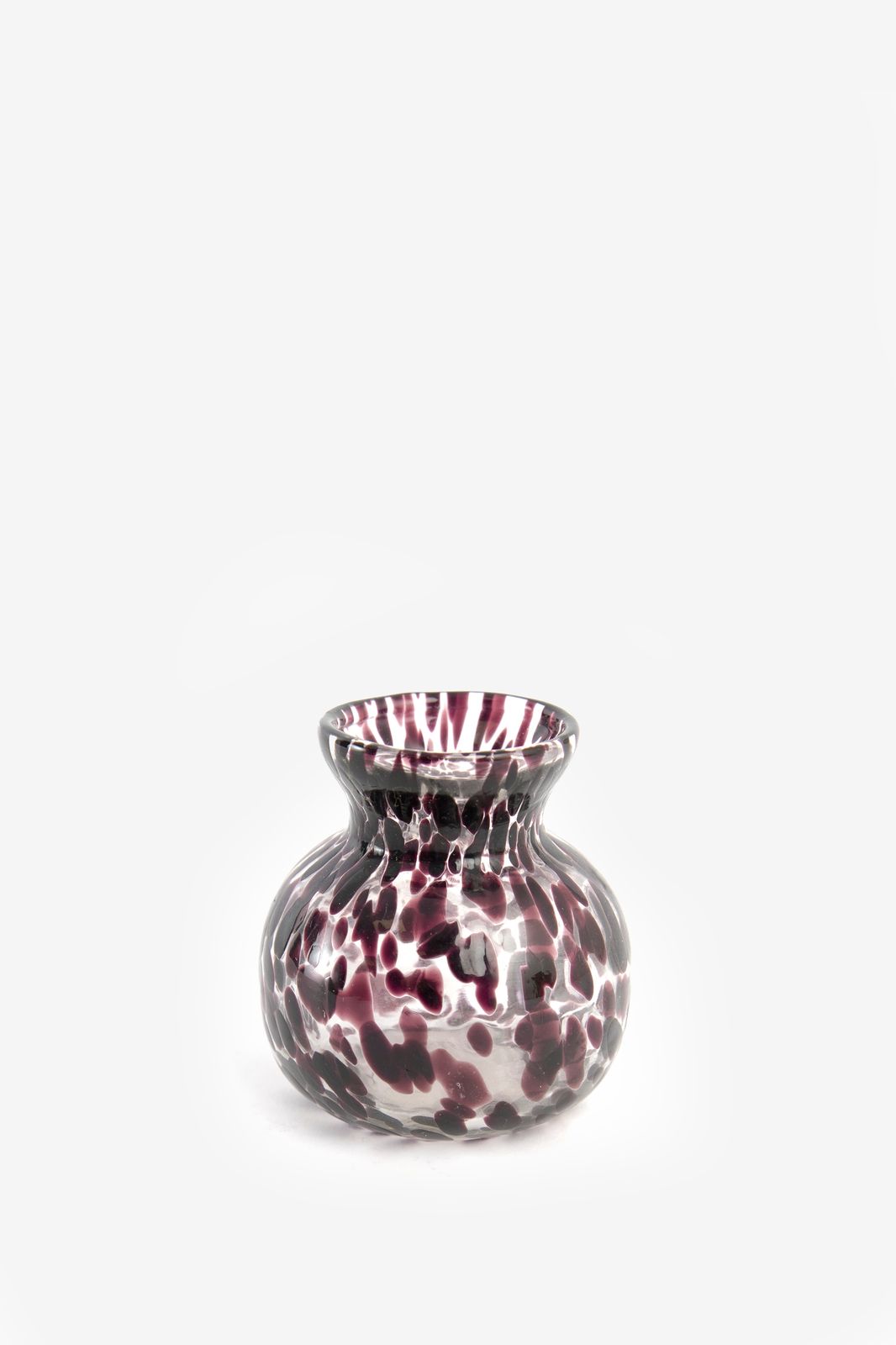 Glazen vaasje met leopard print