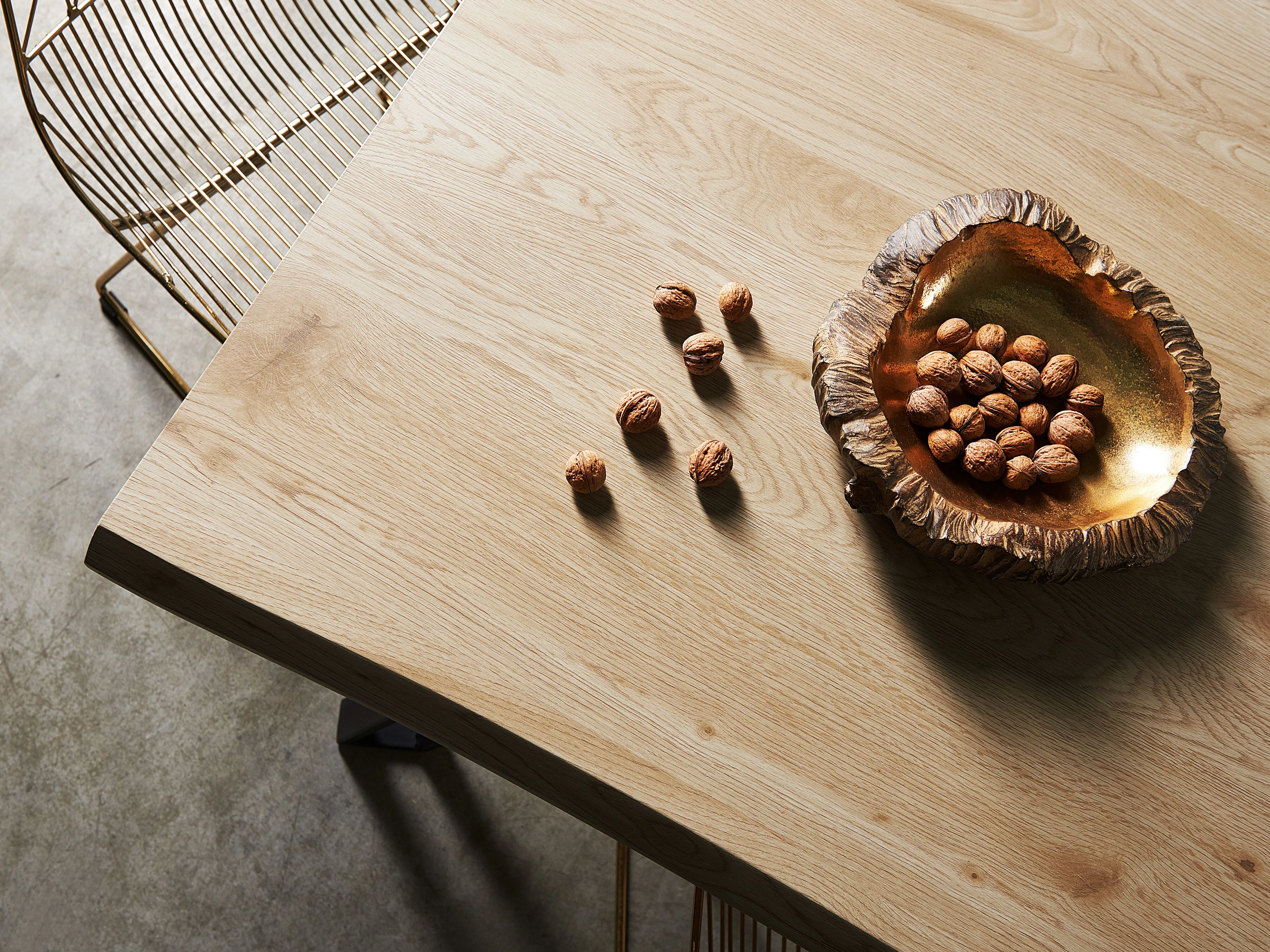 Eettafel GRAHAM Lichtbruin 90 cm 180 cm