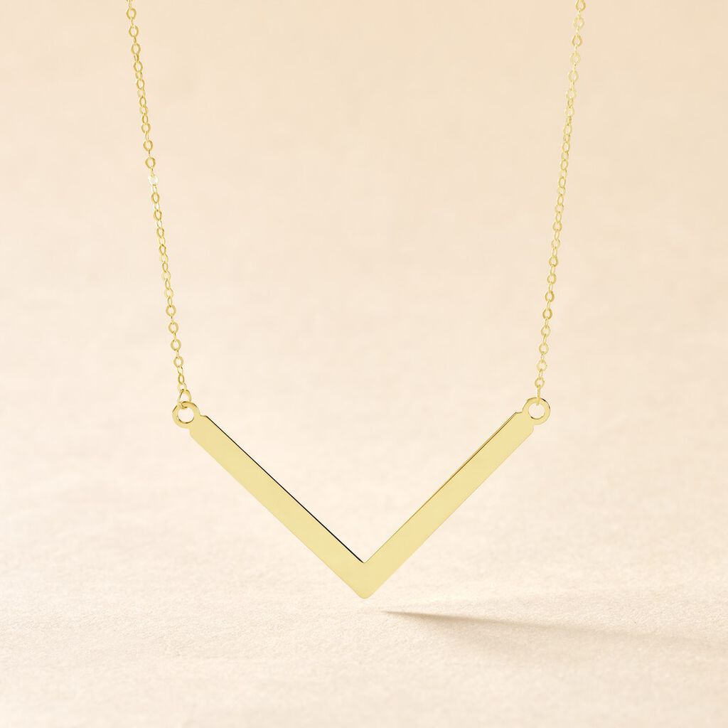 Collier Ella Or Jaune