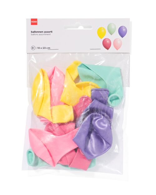 ballons Ø23 cm pastel - 20 pièces