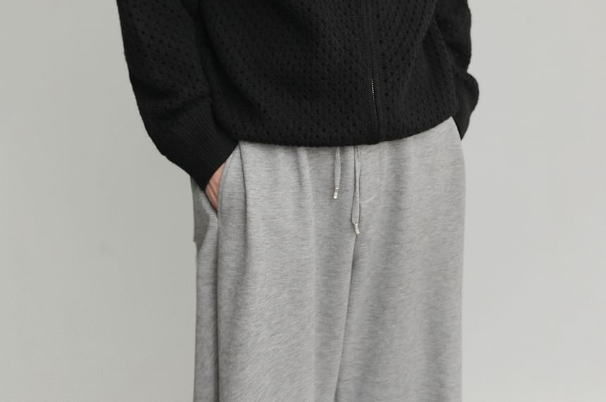 Remeefa - Geperforeerde cardigan met capuchon en rits