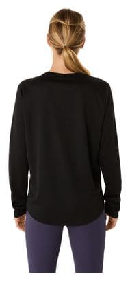 Maillot manches longues Asics Core Run Noir Femme