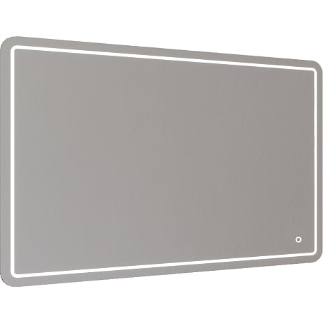Allibert spejl med integreret LED lys 120x80 cm