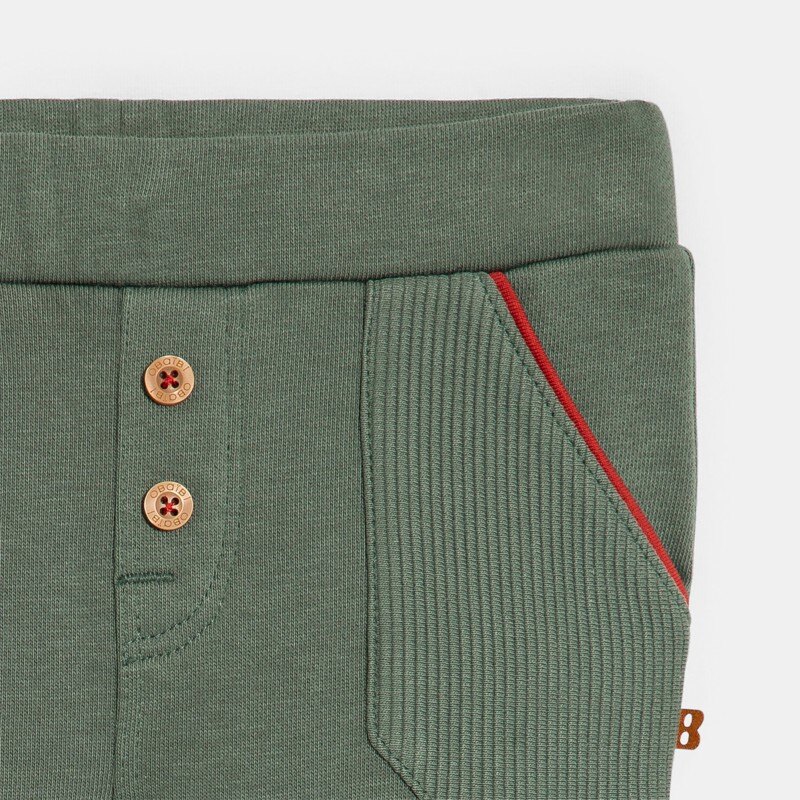 Pantalon molleton vert bébé garçon Vert