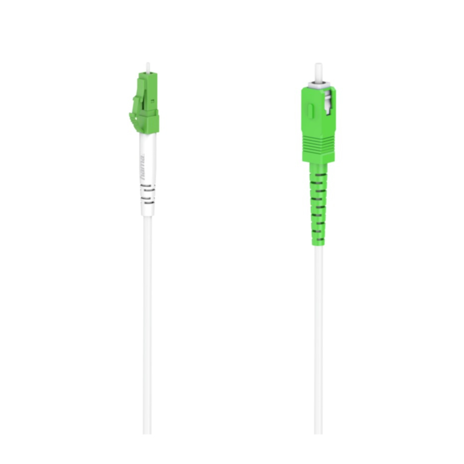 (9m) Glasfaser LWL Netzwerk Kabel LC / APC - SC / APC-Stecker bis 10GB/s für Sunrise / Salt / Yallo (00200770) - Weiss