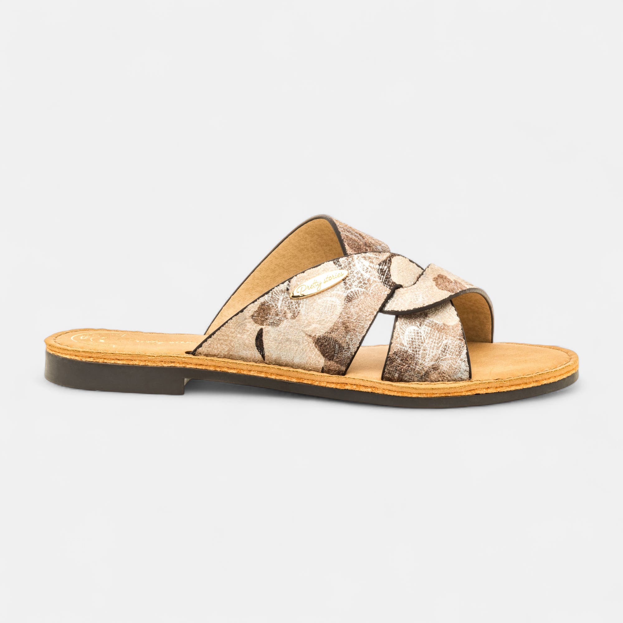 Mules Femme beige