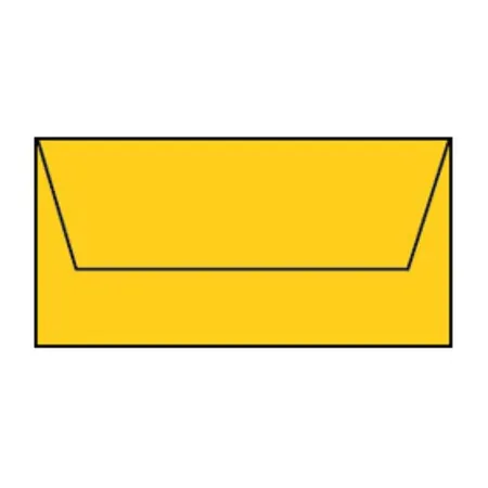 Rössler Coloretti Briefumschläge, DL, goldgelb, 5 Stück
