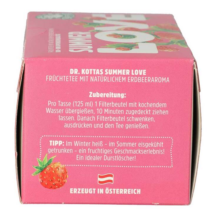 Dr. Kottas Summer Love Früchtetee Filterbeutel, 20 St