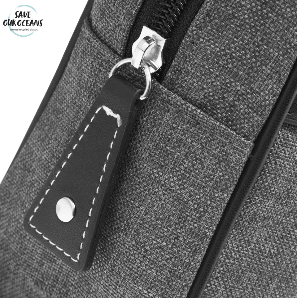 Vittorio - Washbag 100% Recycled Plastic Grey - Toilettaske
