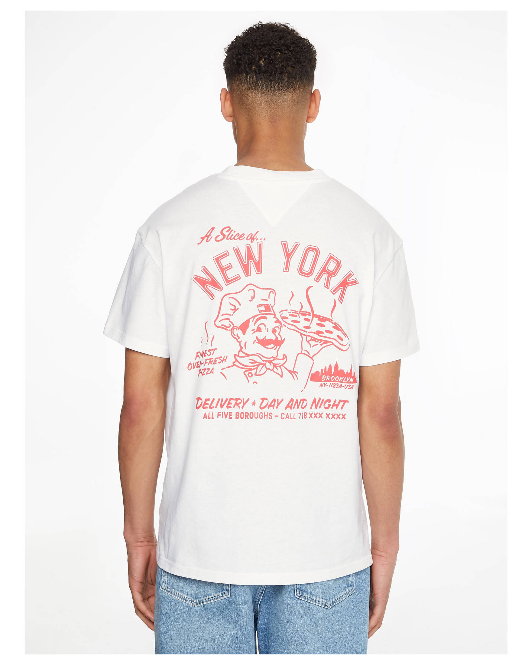 Tommy Jeans| Herren T-Shirt BEST PIZZA TEE