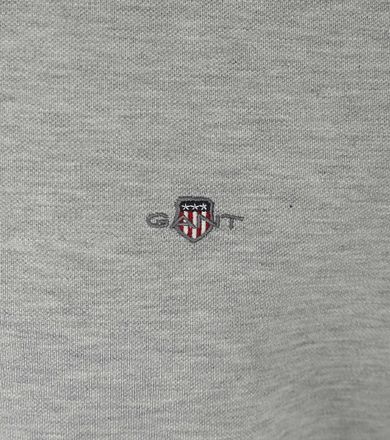 Gant Shield Piqué Poloshirt Grijs 2210-93 kopen