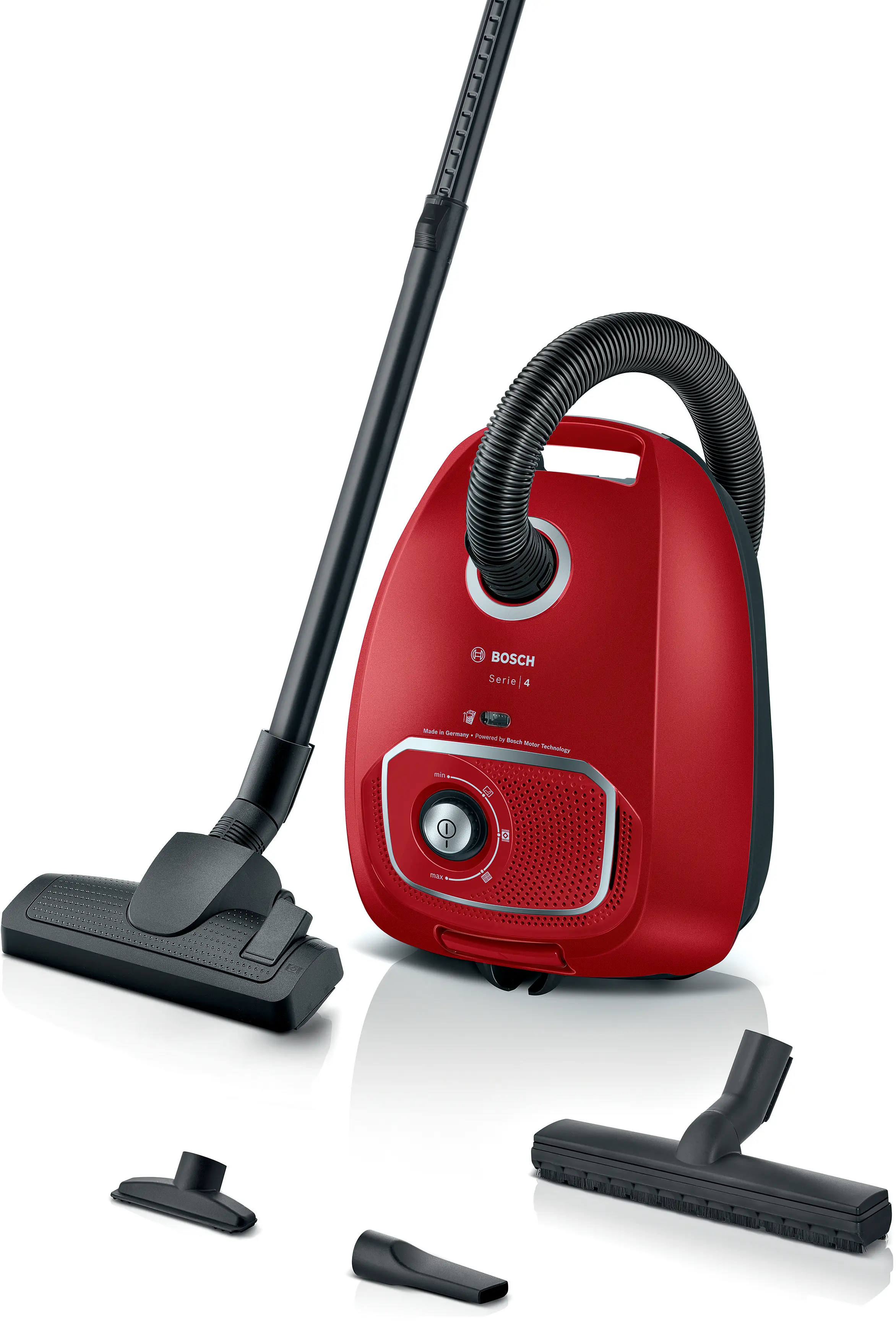 Serie 4 Stofzuiger met zak Rood