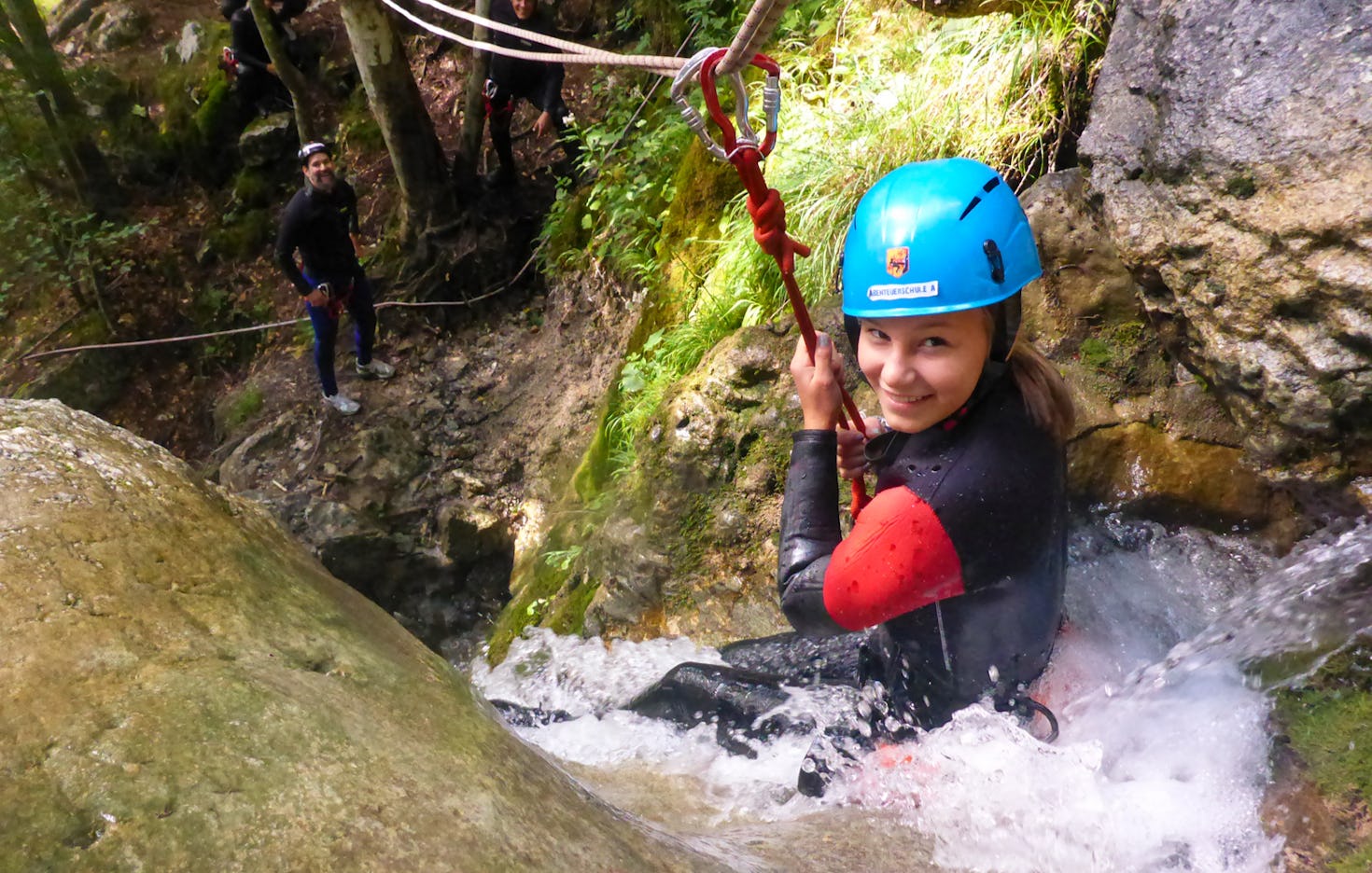 Canyoning für Kinder als Geschenkidee