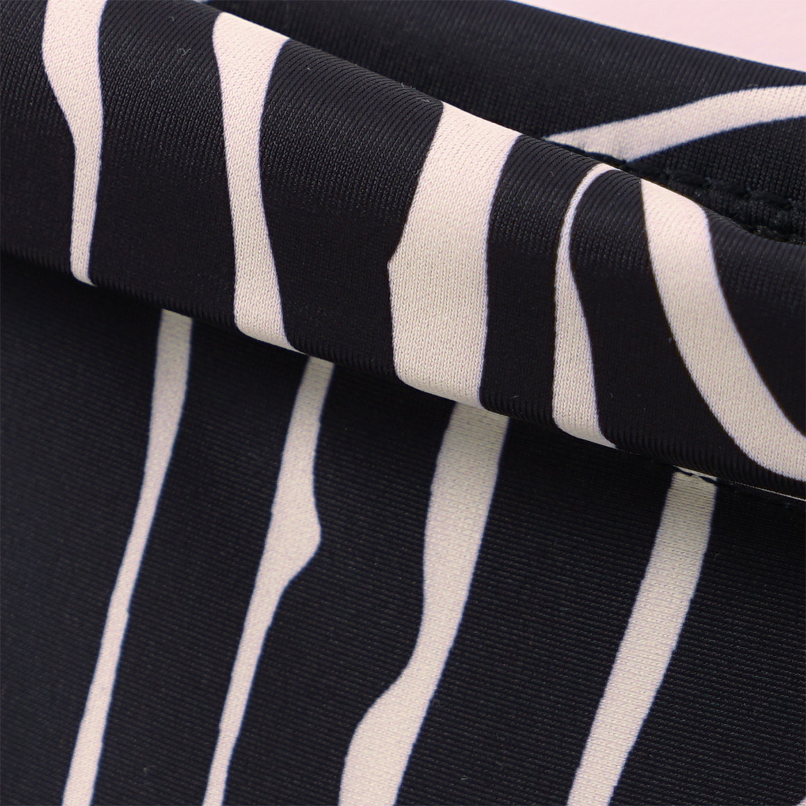 Gina Benotti Damen Bikinipanty im Zebra-Look schwarz / weiss
